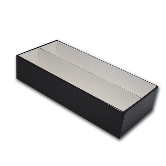 2 X 2 Double Row - 4 1/2x2x10 - Black Coin Storage Box - APMEX®