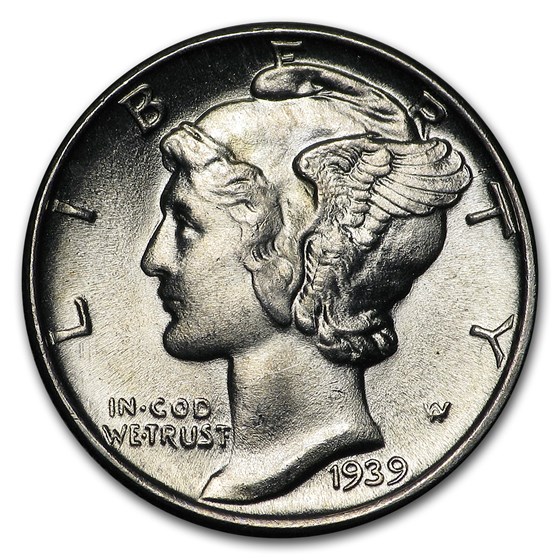Value Of A 1939 Mercury Dime